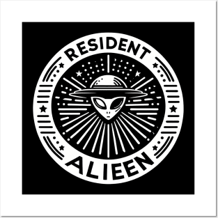 Resident Alien UFO Posters and Art